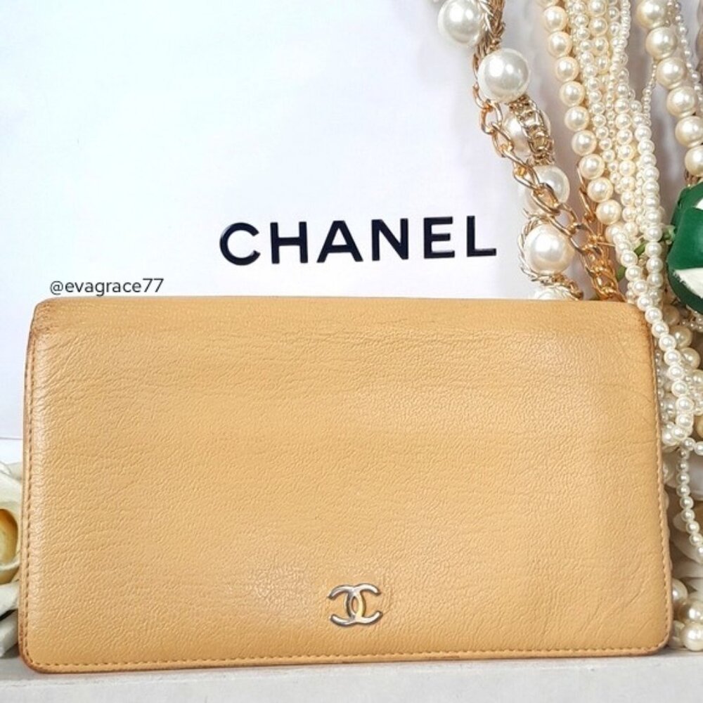 Chanel Bifold Long Flap Clutch/Wallet.